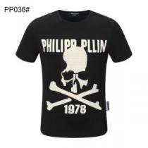 高級感のある素材 半袖Tシャツ 多色可選 幅広いアイテムを展開 フィリッププレイン PHILIPP PLEIN