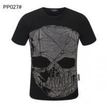 多色可選 フィリッププレイン オススメのアイテムを見逃すな PHILIPP PLEIN コーデの完成度を高める 半袖Tシャツ
