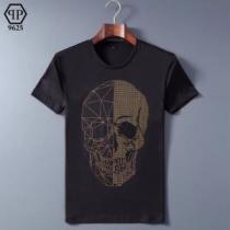 2色可選 差をつけたい人にもおすすめ 半袖Tシャツ 人気は今季も健在 フィリッププレイン PHILIPP PLEIN