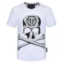 2色可選 20SS☆送料込 半袖Tシャツ 累積売上総額第１位 フィリッププレイン 破格値 PHILIPP PLEIN