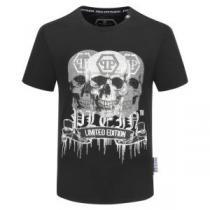 半袖Tシャツ スタイルアップ フィリッププレイン 2色可選 2026モデル  PHILIPP PLEIN ストリート感あふれ