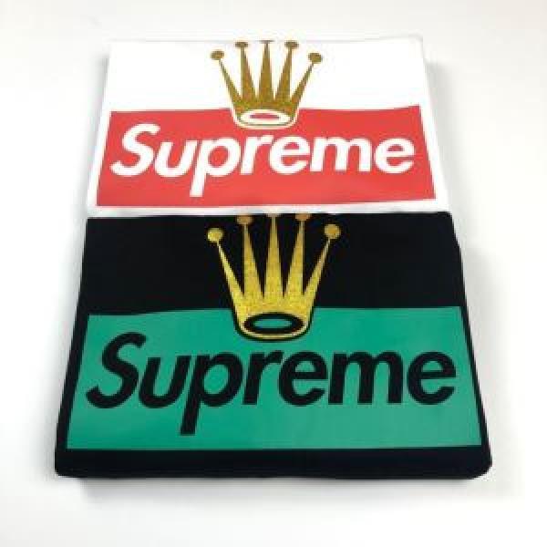シンプルなファッション 2色可選 半袖Tシャツ この時期の一番人気は シュプリーム SUPREME