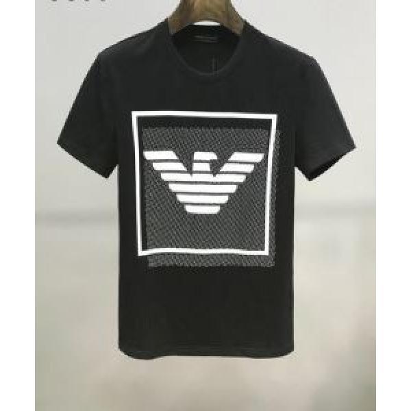 普段のファッション 半袖Tシャツ2色可選  20SS☆送料込 アルマーニ ARMANI 大人気のブランドの新作