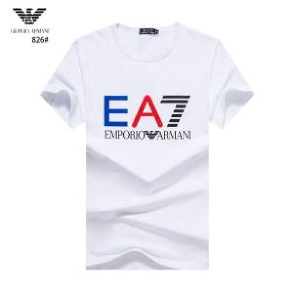 20SSトレンド 半袖Tシャツ 2色可選 手の届くプライスが魅力的 アルマーニ ARMANI 手頃価格でカブり知らず