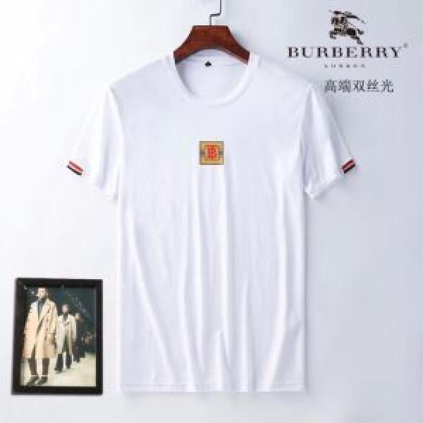 バーバリー 3色可選 ストリート系に大人気 BURBERRYデザインお洒落  半袖Tシャツ 最新の入荷商品