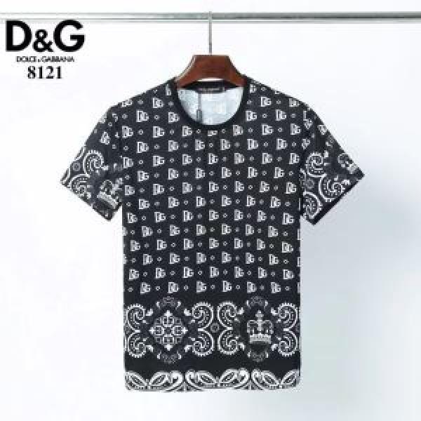 普段使いにも最適なアイテム 半袖Tシャツ 人気の高いブランド ドルチェ＆ガッバーナ Dolce&Gabbana