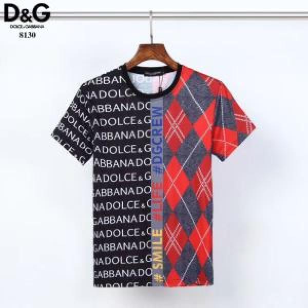 どのアイテムも手頃な価格で 半袖Tシャツ ストリート系に大人気 ドルチェ＆ガッバーナ Dolce&Gabbana