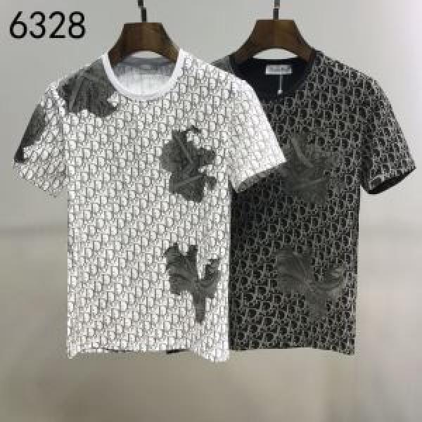 2色可選 半袖Tシャツ 普段使いにも最適なアイテム ディオール ストリート界隈でも人気 DIOR