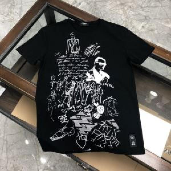 半袖Tシャツ 2色可選 2026年春限定 フェンディ今なお素敵なアイテムだ  FENDI 今年の春トレンド