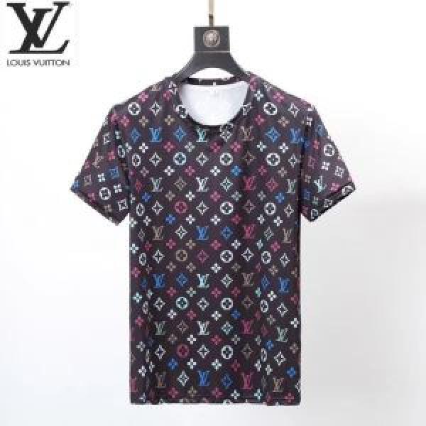 素敵なアイテム ルイ ヴィトン2色可選  LOUIS VUITTON 通勤通学どちらでも使え 半袖Tシャツ