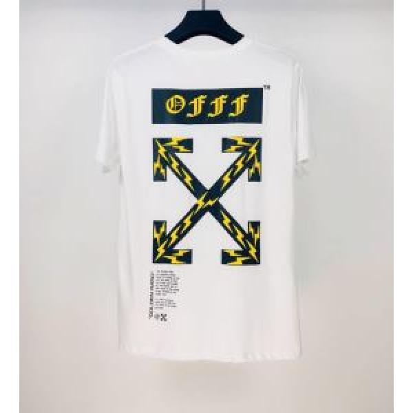 Off-White エレガントな雰囲気 オフホワイト2色可選  半袖Tシャツ おしゃれな人が持っている