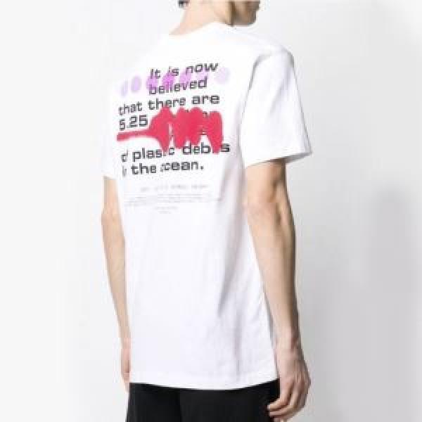 2026モデル 半袖Tシャツ スタイルアップ Off-White オフホワイト ストリート感あふれ