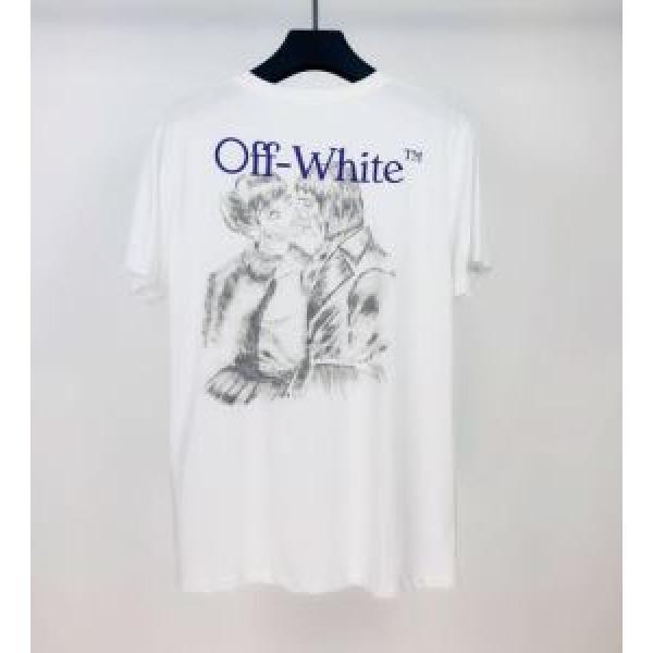 上品に着こなせ 半袖Tシャツ 日本未入荷カラー Off-White 世界共通のアイテム オフホワイト