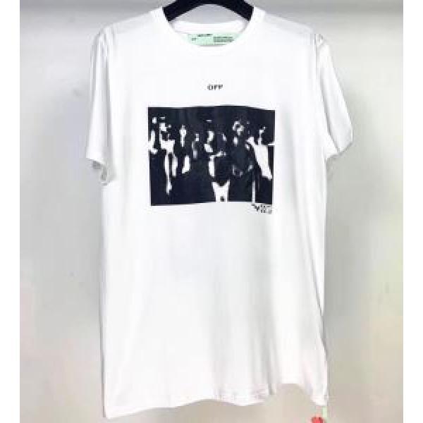 Off-White 通勤通学どちらでも使え オフホワイト 2色可選 限定アイテムが登場 半袖Tシャツ