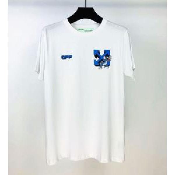 2色可選 着こなしを楽しむ 半袖Tシャツ 有名ブランドです Off-White オフホワイト 争奪戦必至