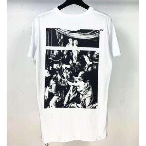 3色可選 どのアイテムも手頃な価格で 半袖Tシャツ ストリート系に大人気 Off-White オフホワイト 2026春新作