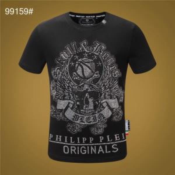 オススメのアイテムを見逃すな 半袖Tシャツ おしゃれ刷新に役立つ フィリッププレイン PHILIPP PLEIN