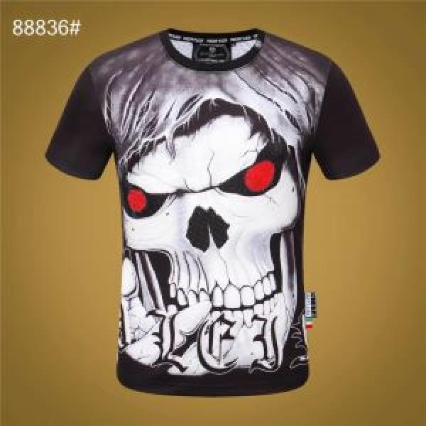 コーデの完成度を高める フィリッププレイン半袖Tシャツ  PHILIPP PLEIN  この時期の一番人気は