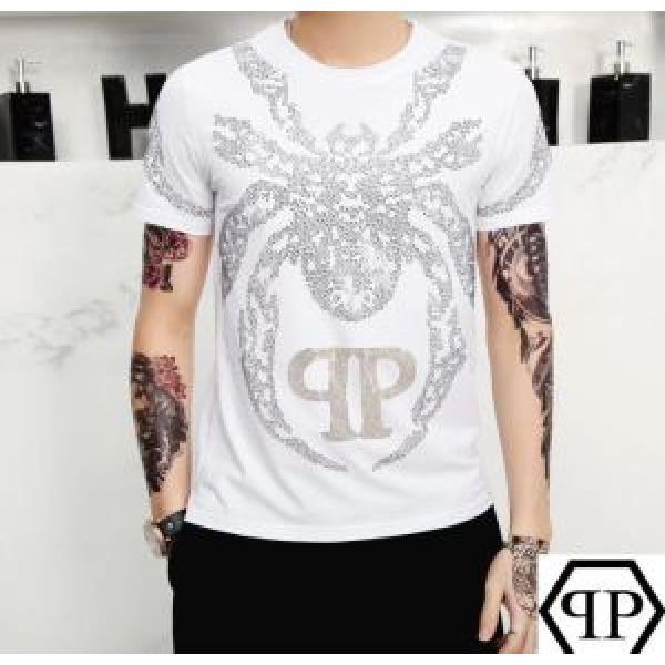 2色可選 どのアイテムも手頃な価格で 半袖Tシャツ ストリート系に大人気 フィリッププレイン PHILIPP PLEIN