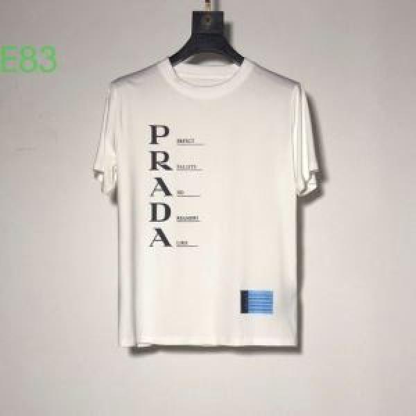 PRADA 2色可選 是非ともオススメしたい プラダ  半袖Tシャツ 手の届くプライスが魅力的