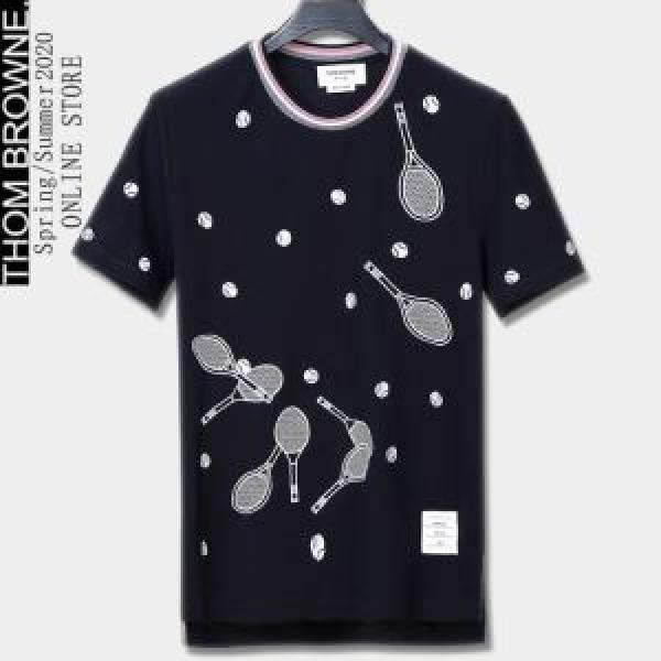 半袖Tシャツ 2色可選 １点限り！VIPセール トムブラウンおしゃれ刷新に役立つ  THOM BROWNE お手頃プライス