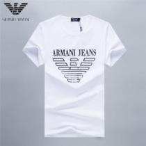 2色可選 今季の主力おすすめ 半袖Tシャツ 飽きもこないデザイン アルマーニ 人気は今季も健在  ARMANI