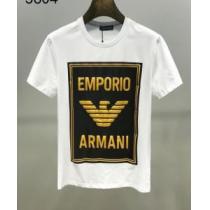 おしゃれに大人の必見 2色可選 アルマーニ ARMANI 絶対に見逃せない 半袖Tシャツ 累積売上総額第１位