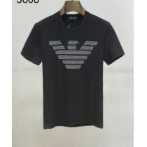 海外でも大人気 2色可選 アルマーニ 取り入れやすい ARMANI 確定となる上品 半袖Tシャツ 最もオススメ
