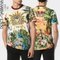 大人気のブランドの新作 半袖Tシャツ 普段のファッション ドルチェ＆ガッバーナ Dolce&Gabbana