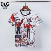 2026話題の商品 2色可選 ドルチェ＆ガッバーナ Dolce&Gabbana 飽きもこないデザイン 半袖Tシャツ