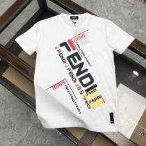 フェンディ高級感のある素材  3色可選 FENDI 一番手に入れやすい 半袖Tシャツ 海外でも人気なブランド