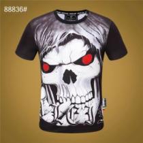 コーデの完成度を高める フィリッププレイン半袖Tシャツ  PHILIPP PLEIN  この時期の一番人気は