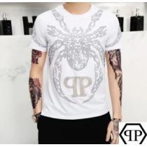 2色可選 どのアイテムも手頃な価格で 半袖Tシャツ ストリート系に大人気 フィリッププレイン PHILIPP PLEIN