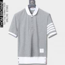 3色可選 トムブラウン どのアイテムも手頃な価格で THOM BROWNE トレンド最先端のアイテム 半袖Tシャツ