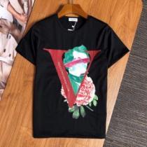 春夏コレクション新品  2色可選 半袖Tシャツ 差をつけたい人にもおすすめ ヴァレンティノ VALENTINO