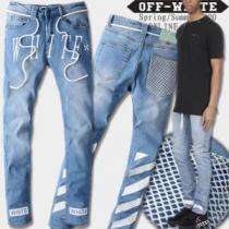オフホワイト 大人気柄 Off-White 価格帯が低い  ジーンズ 非常にシンプルなデザインな