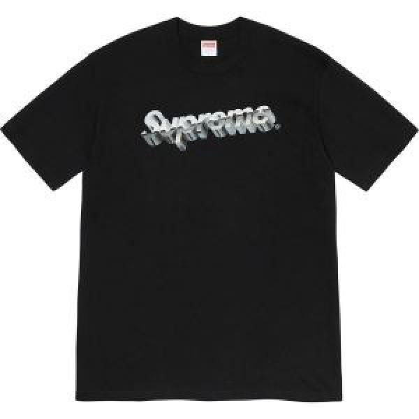 高品質 人気 Supreme 20ss Chrome Logo Tee  多色可選 2026春夏新作 Supreme Tシャツ/半袖