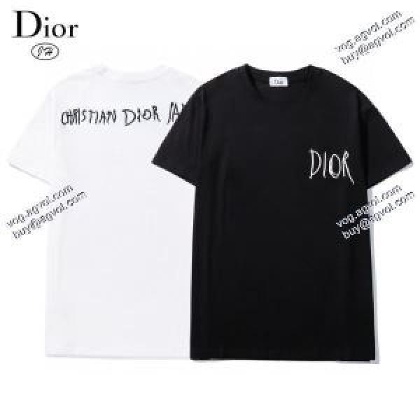 高評価の人気品 2026春夏新作 Tシャツ/半袖 2色可選  ディオール DIOR