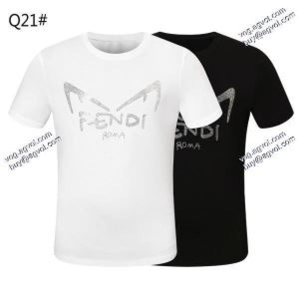 フェンディ FENDI Tシャツ/半袖強い魅力を感じる一枚 2色可選 2026春夏新作肌触りの気持ちい