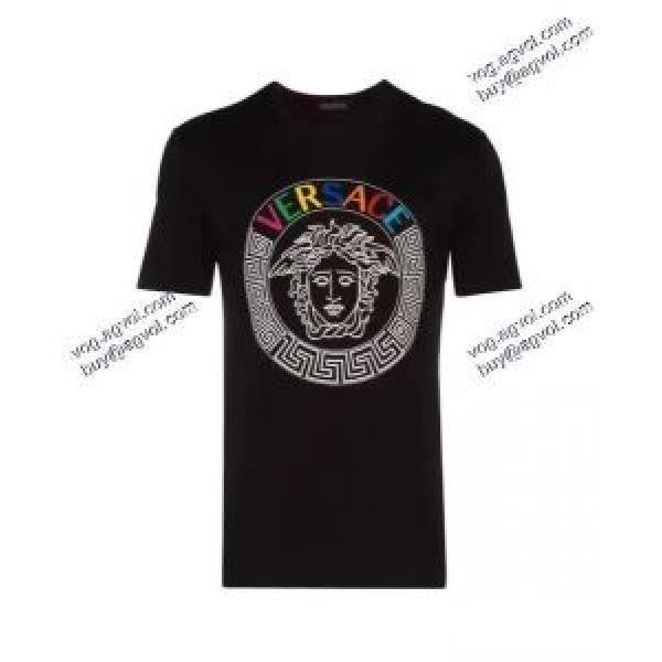 高級感あるヴェルサーチVERSACE 2026春夏新作 Tシャツ/半袖 人気ブログ掲載 2色可選