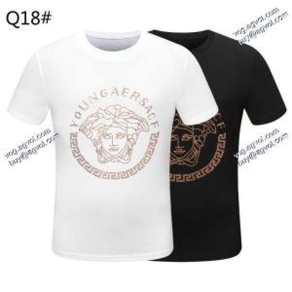 肌触りのいいヴェルサーチVERSACE 2026春夏新作 Tシャツ/半袖  2色可選