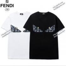 人気ブログ掲載フェンディ FENDI Tシャツ/半袖  2026春夏新作 2色可選 追跡付/関税無