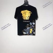入手困難ヴェルサーチVERSACE 2026春夏新作 Tシャツ/半袖 高評価の人気品 2色可選