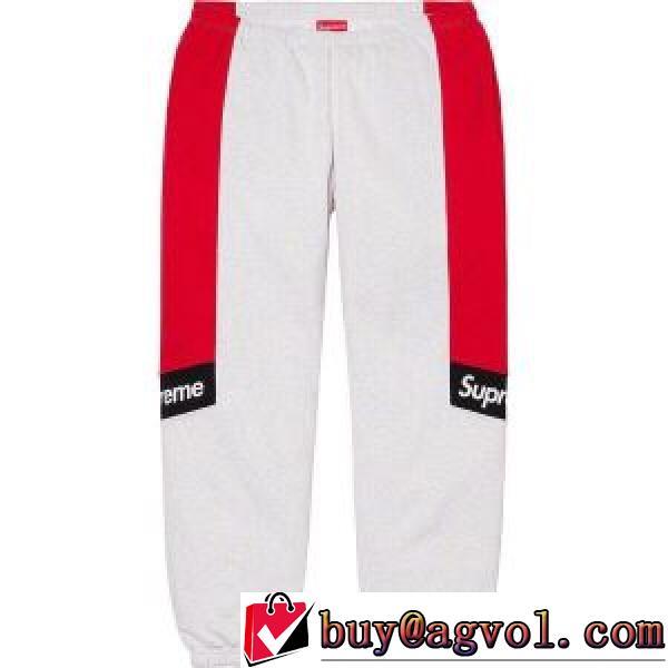 シュプリームコピー 3色可選 Supreme偽物 20SS Color Blocked Sweatpant スエットパンツ SUPREMEコピー 
