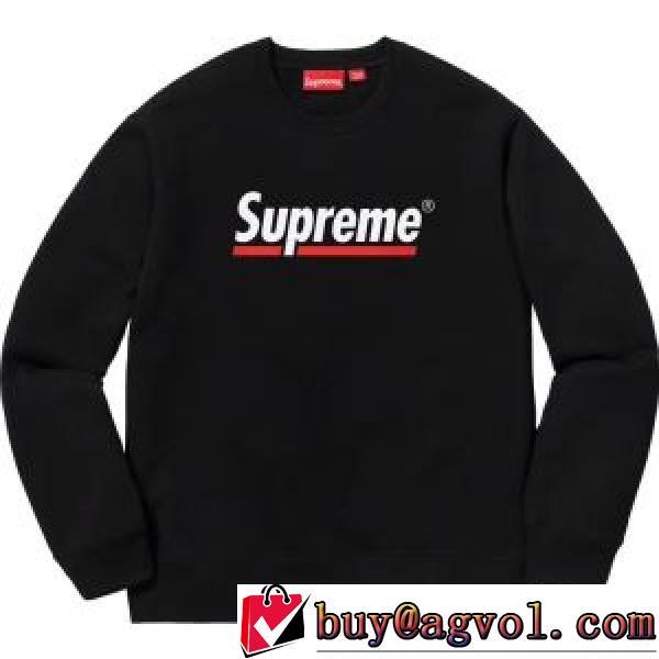 定番無地パーカー シュプリームコピー Supreme 20SS Undline Crewneck 下線Logoプルオーバーパーカー 多色可選 SUPREME偽物ブランド