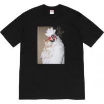 Supreme 20SS Leigh Boweryピエロは子猫芸術家を抱いて半袖を連名します 2色可選 シュプリームコピー Tシャツ/半袖 SUPREMEコピー上品上質