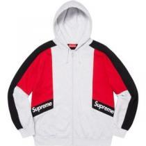 大好評 シュプリームコピー パーカー Supreme 20 SS Color Blocked Zip Hooded秋冬スタイルファスナー付きフードコート SUPREMEコピー 2色可選