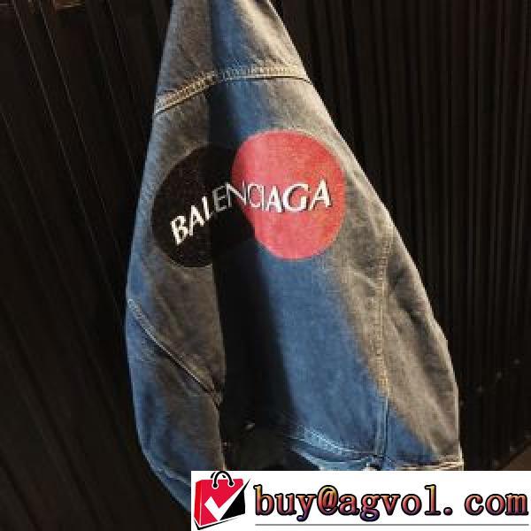 バレンシアガ BALENCIAGA 2026 デニムジャケット バレンシアガコピー ブランド お洒落に魅せる 刺繍ロゴのデニムコート