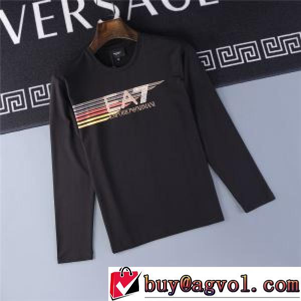 個性的なデザ  2026AW アルマーニコピー 3色可選 ファション性の高い 長袖 /ロングTシャツARMANI偽物