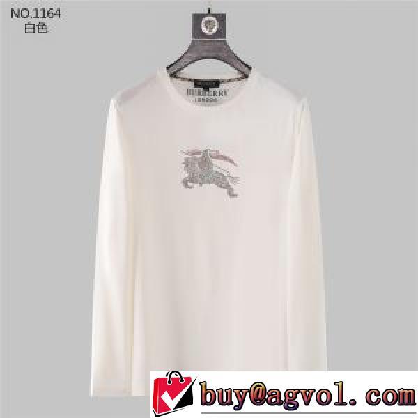  2026AW バレンシアガコピー代引 3色可選 スタイリッシュな印象 長袖 /ロングTシャツ BURBERRY偽物  ポップ 
